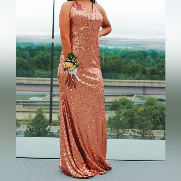Alyce Paris Sequin Prom Dress - Picture 5 of 5
